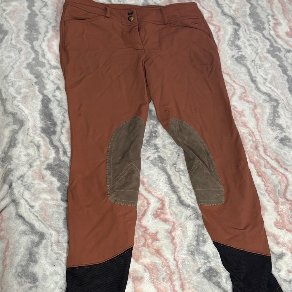 Classic Women's Brown and Black Pants